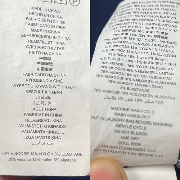 Michael By Michael Kors dark blue stretch mid rise ankle pant’s trousers size 8 - Picture 16 of 16